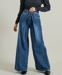 JOHN LAWRENCE SULLIVAN | 【JOHN LAWRENCE SULLIVAN(ジョンローレンスサリバン)】ウォッシュドデニムワイドパンツ JLSW-02-S(デニムパンツ)