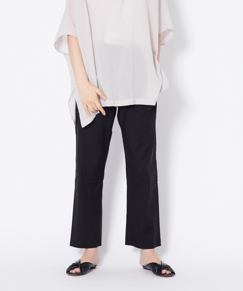 shop DADA(ショップダダ)の「バックスリットパンツ(1S12-7189)(その他パンツ・レディース・ブラック/ベージュ/カーキ・FREE)」の1枚目の写真