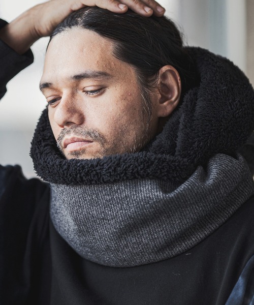 CAMBIO（カンビオ）の「mko9967-Herringbone Reversible Snood