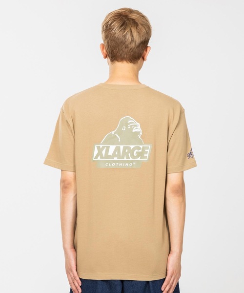 XLARGE（エクストララージ）の「XLARGE×NEWERA×DODGERS S/S CREW NECK TEE（Tシャツ/カットソー・メンズ・ブラック/ホワイト/ベージュ・XL/L/S/M）」の4枚目の写真
