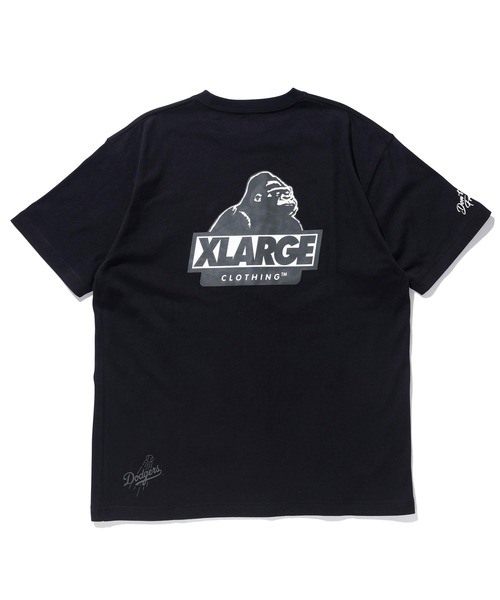XLARGE（エクストララージ）の「XLARGE×NEWERA×DODGERS S/S CREW NECK TEE（Tシャツ/カットソー・メンズ・ブラック/ホワイト/ベージュ・XL/L/S/M）」の8枚目の写真