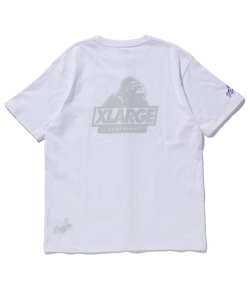 XLARGE（エクストララージ）の「XLARGE×NEWERA×DODGERS S/S CREW NECK TEE（Tシャツ/カットソー・メンズ・ブラック/ホワイト/ベージュ・XL/L/S/M）」の19枚目の写真