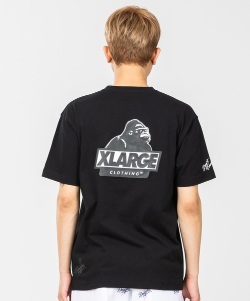 XLARGE（エクストララージ）の「XLARGE×NEWERA×DODGERS S/S CREW NECK TEE（Tシャツ/カットソー・メンズ・ブラック/ホワイト/ベージュ・XL/L/S/M）」の21枚目の写真