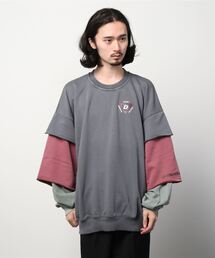 DIESEL | メンズ スウェット クルーネック フェイクレイヤード(スウェット)