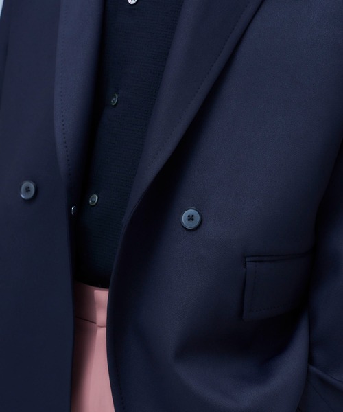 UNITED TOKYO（ユナイテッドトウキョウ）の「ダスティーロングJK（テーラードジャケット・メンズ・ブラック/ダークグリーン・1/2）」の10枚目の写真