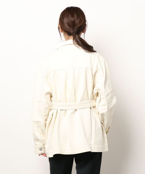 FIG&VIPER(フィグアンドバイパー)の「カツラギZIP JK(その他アウター・レディース・カーキ/アイボリー/ブラック・FREE)」の4枚目の写真