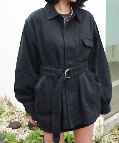 FIG&VIPER(フィグアンドバイパー)の「カツラギZIP JK(その他アウター・レディース・カーキ/アイボリー/ブラック・FREE)」の11枚目の写真