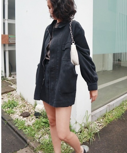 FIG&VIPER(フィグアンドバイパー)の「カツラギZIP JK(その他アウター・レディース・カーキ/アイボリー/ブラック・FREE)」の12枚目の写真