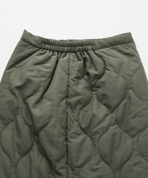 Chaco closet（チャコ クローゼット）の「タフタ キルティングタイトスカート（スカート・レディース・ライトベージュ/ブラック/カーキ・FREE）」の10枚目の写真