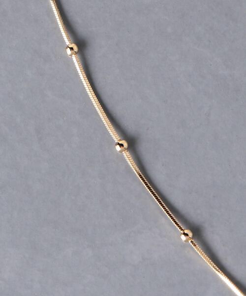 UNITED ARROWS（ユナイテッドアローズ）の「＜UNITED ARROWS＞DOT/CHN&DISC ネックレス（ネックレス・レディース・ゴールド/シルバー・FREE）」の8枚目の写真