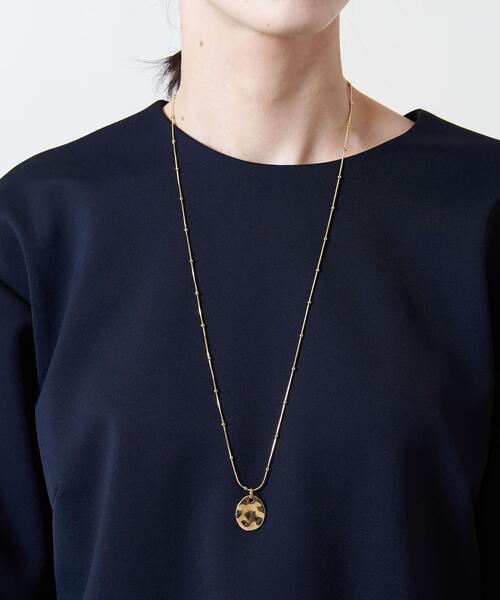 UNITED ARROWS（ユナイテッドアローズ）の「＜UNITED ARROWS＞DOT/CHN&DISC ネックレス（ネックレス・レディース・ゴールド/シルバー・FREE）」の3枚目の写真