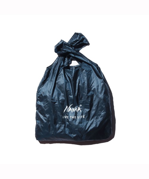 NANGA（ナンガ）の「NANGA POCKETABLE ECO BAG(LIVE THE LIFE)/ナンガ ポケッタブル エコバッグ（エコバッグ/サブバッグ・メンズ・ブラウン/ゴールド/パープル/ネイビー/ボルドー/ブラック/グレー/グリーン系その他/パープル系その他/マスタード・ONE SIZE/FREE）」の5枚目の写真