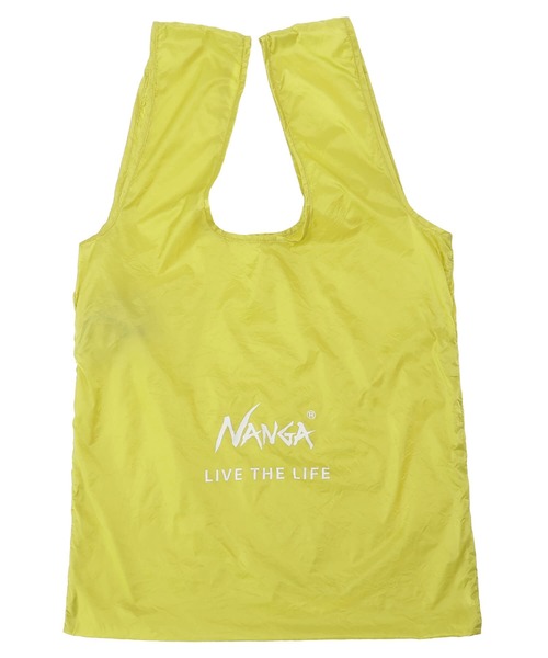 NANGA（ナンガ）の「NANGA POCKETABLE ECO BAG(LIVE THE LIFE)/ナンガ ポケッタブル エコバッグ（エコバッグ/サブバッグ・メンズ・ブラウン/ゴールド/パープル/ネイビー/ボルドー/ブラック/グレー/グリーン系その他/パープル系その他/マスタード・ONE SIZE/FREE）」の13枚目の写真