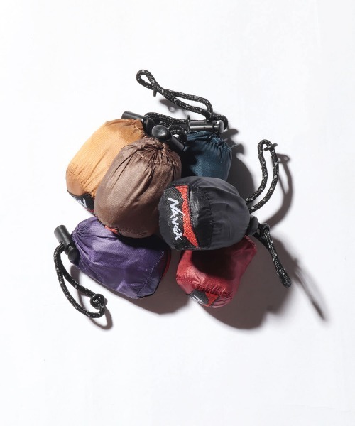 NANGA（ナンガ）の「NANGA POCKETABLE ECO BAG(LIVE THE LIFE)/ナンガ ポケッタブル エコバッグ（エコバッグ/サブバッグ・メンズ・ブラウン/ゴールド/パープル/ネイビー/ボルドー/ブラック/グレー/グリーン系その他/パープル系その他/マスタード・ONE SIZE/FREE）」の12枚目の写真