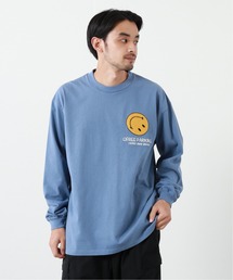 THE YOUTHLESS（ザユースレス）の「【YOUTHLESS × JS】ニコチャン フロント 刺繍ロンT（Tシャツ/カットソー）」