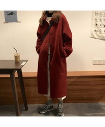 オーバーサイズ チェスターコート