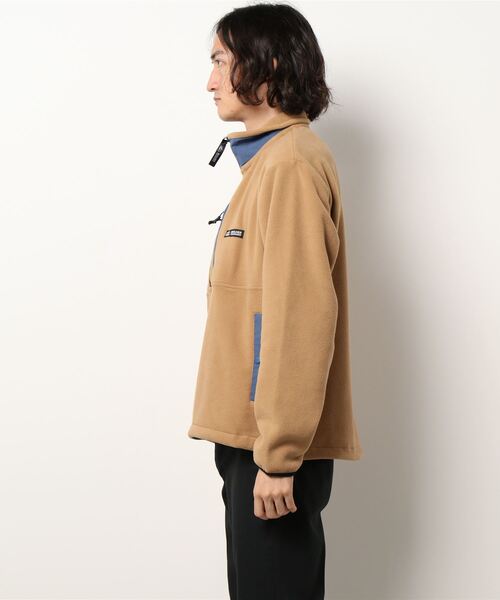 CAMP7(キャンプセブン)の「【CAMP7】ハーフジップフリース(スウェット・メンズ・ベージュ/パープル/ブラック・XL/M/L)」の4枚目の写真