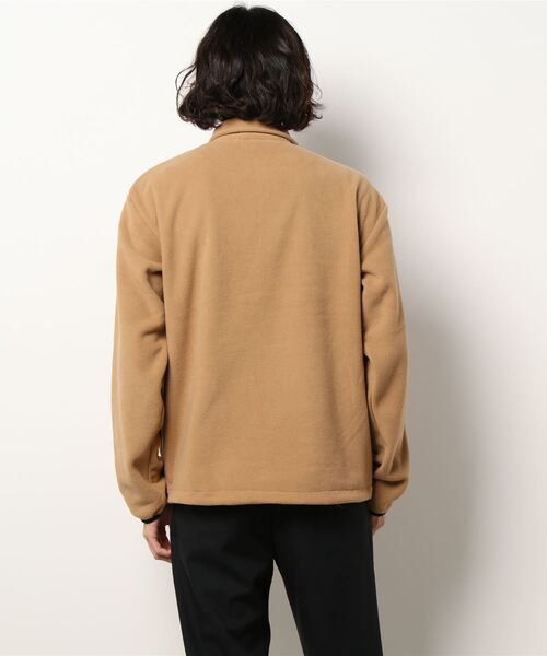 CAMP7(キャンプセブン)の「【CAMP7】ハーフジップフリース(スウェット・メンズ・ベージュ/パープル/ブラック・XL/M/L)」の5枚目の写真