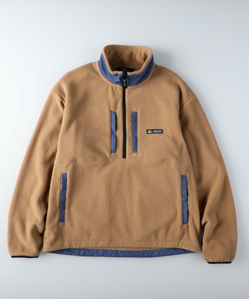 CAMP7(キャンプセブン)の「【CAMP7】ハーフジップフリース(スウェット・メンズ・ベージュ/パープル/ブラック・XL/M/L)」の6枚目の写真