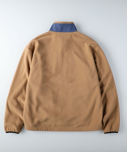 CAMP7(キャンプセブン)の「【CAMP7】ハーフジップフリース(スウェット・メンズ・ベージュ/パープル/ブラック・XL/M/L)」の8枚目の写真