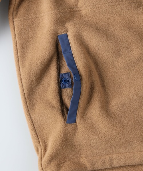 CAMP7(キャンプセブン)の「【CAMP7】ハーフジップフリース(スウェット・メンズ・ベージュ/パープル/ブラック・XL/M/L)」の11枚目の写真