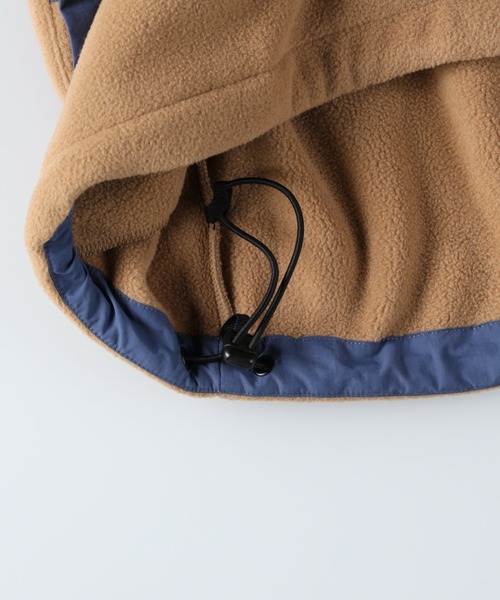 CAMP7(キャンプセブン)の「【CAMP7】ハーフジップフリース(スウェット・メンズ・ベージュ/パープル/ブラック・XL/M/L)」の12枚目の写真