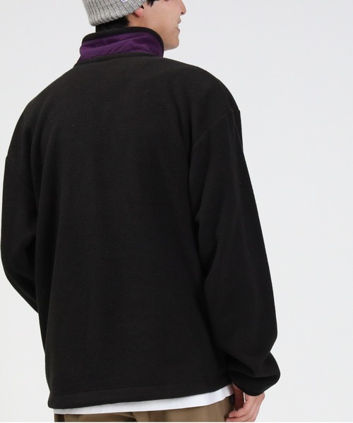 CAMP7(キャンプセブン)の「【CAMP7】ハーフジップフリース(スウェット・メンズ・ベージュ/パープル/ブラック・XL/M/L)」の20枚目の写真