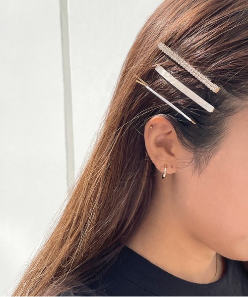 Ein（アイン）の「Ein/ビジューヘアピンセット（ヘアピン・レディース・ホワイト/ピンク/ブルー・FREE）」の2枚目の写真