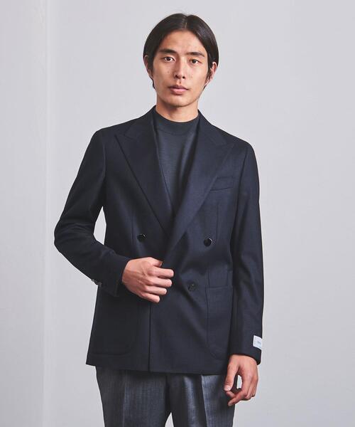 UNITED ARROWS（ユナイテッドアローズ）の「＜UNITED ARROWS＞ サキソニー ダブル 4ボタン ジャケット S-MODEL（テーラードジャケット・メンズ・ネイビー・44/46/48/50/52/54/42）」の17枚目の写真
