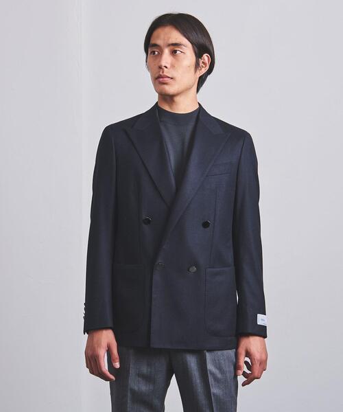 UNITED ARROWS（ユナイテッドアローズ）の「＜UNITED ARROWS＞ サキソニー ダブル 4ボタン ジャケット S-MODEL（テーラードジャケット・メンズ・ネイビー・44/46/48/50/52/54/42）」の15枚目の写真
