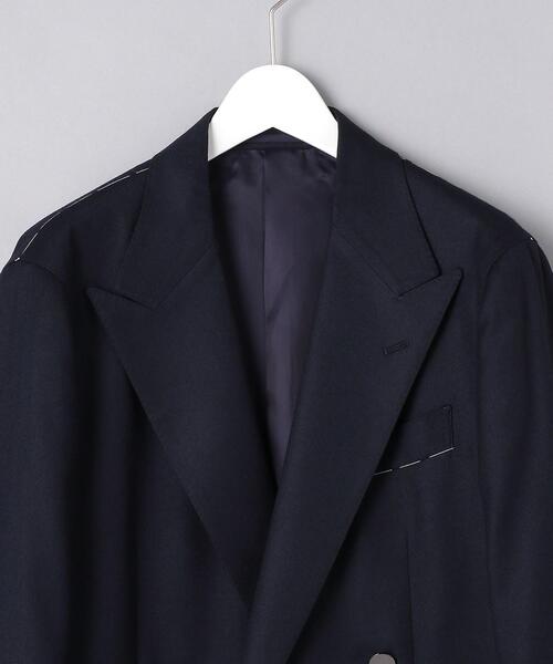 UNITED ARROWS（ユナイテッドアローズ）の「＜UNITED ARROWS＞ サキソニー ダブル 4ボタン ジャケット S-MODEL（テーラードジャケット・メンズ・ネイビー・44/46/48/50/52/54/42）」の6枚目の写真