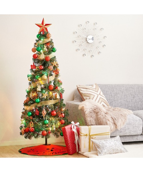 クリスマスツリー スターターセット 150cm グリーン