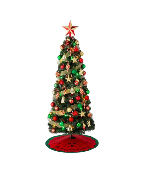 クリスマスツリー スターターセット 150cm グリーン