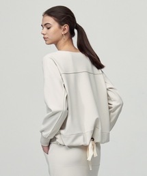 ACUD | 【ACUD 】コンフォートリボン ディテールトップ / Comfort Ribbon Detail Top(スウェット)