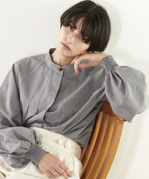 Tiara | スタンドカラーボリュームシャツ(シャツ/ブラウス)