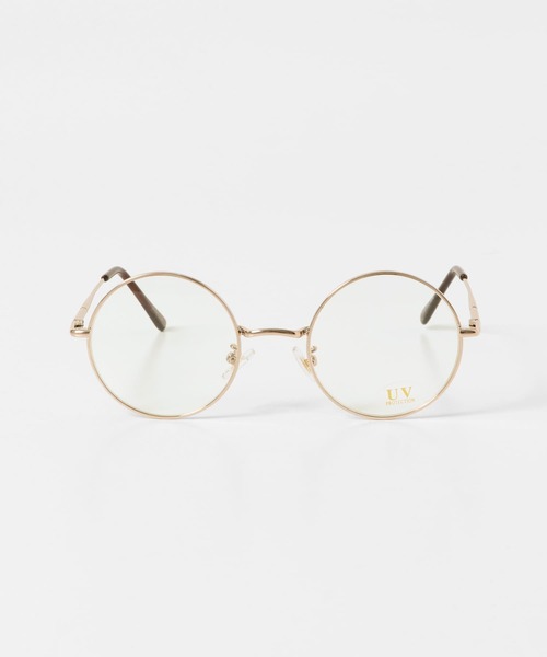 SMELLY（スメリー）の「メタルラウンドダテメガネ（メガネ・レディース・シルバー/ゴールド・-）」の6枚目の写真