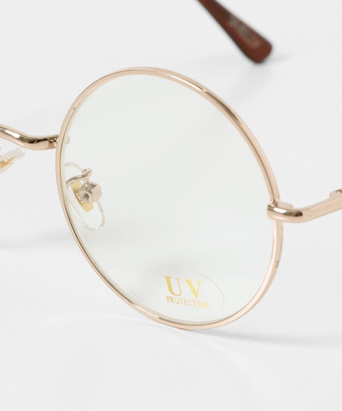 SMELLY（スメリー）の「メタルラウンドダテメガネ（メガネ・レディース・シルバー/ゴールド・-）」の10枚目の写真
