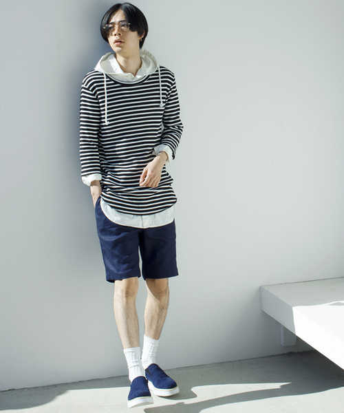 WEGO(ウィゴー)の「WEGO/ワッフルロング7分袖カットソー(Tシャツ/カットソー・メンズ・ホワイト/ホワイト系その他/ブラック系その他/グレー・LARGE/MEDIUM)」の18枚目の写真