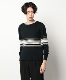 KNIT BORDER SHIRTS