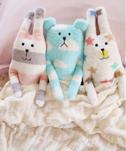 BIRTHDAY BAR（バースデイバー）の「【CRAFTHOLIC  クラフトホリック】COLORFUL CRAFT 抱き枕S クッション（クッション/クッションカバー・レディース・ホワイト/ブルー/マルチ・フリー）」の8枚目の写真