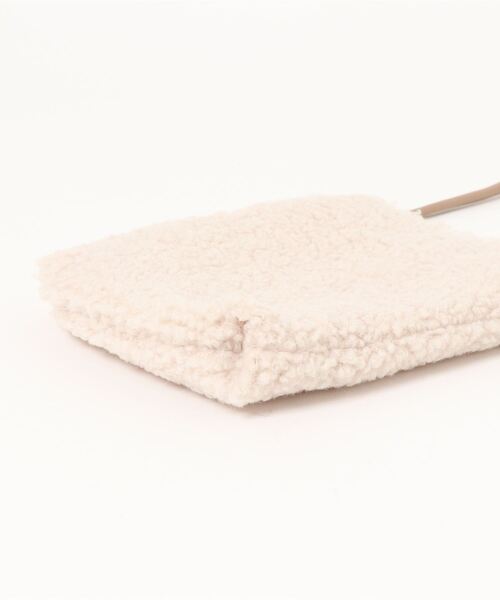 ehka sopo（エヘカソポ）の「ボアポシェット付パイピングトートバッグ（トートバッグ・レディース・ブラウン/モカ/キナリ・ﾌﾘ-）」の9枚目の写真