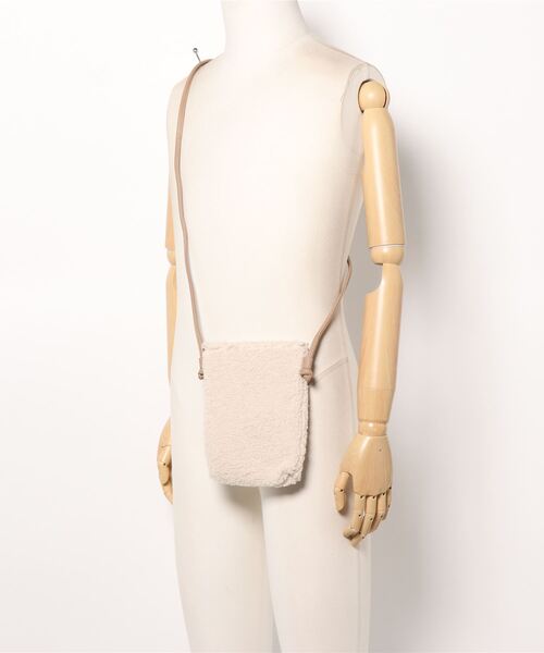 ehka sopo（エヘカソポ）の「ボアポシェット付パイピングトートバッグ（トートバッグ・レディース・ブラウン/モカ/キナリ・ﾌﾘ-）」の14枚目の写真