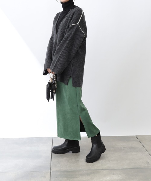 COLONY 2139(コロニートゥーワンスリーナイン)の「リサイクルポリPBTニット(タートルネック)(ニット/セーター・レディース・アイボリー/グリーン/ブラック/グレー/ブルー/グリーン系その他・SMALL/MEDIUM/LARGE)」の21枚目の写真