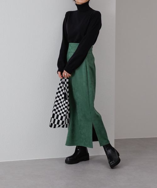 COLONY 2139(コロニートゥーワンスリーナイン)の「リサイクルポリPBTニット(タートルネック)(ニット/セーター・レディース・アイボリー/グリーン/ブラック/グレー/ブルー/グリーン系その他・SMALL/MEDIUM/LARGE)」の12枚目の写真