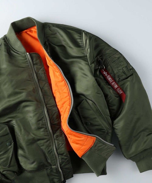 ALPHA_（アルファ）の「【ALPHA】MA-1 CORESPEC（MA-1・メンズ・ブラック/カーキブラウン・M/L/XL）」の17枚目の写真