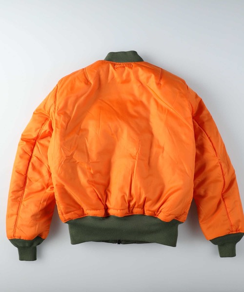 ALPHA_（アルファ）の「【ALPHA】MA-1 CORESPEC（MA-1・メンズ・ブラック/カーキブラウン・M/L/XL）」の12枚目の写真