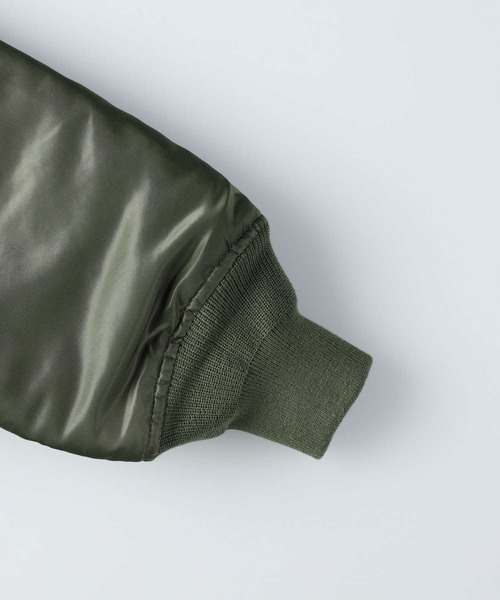 ALPHA_（アルファ）の「【ALPHA】MA-1 CORESPEC（MA-1・メンズ・ブラック/カーキブラウン・M/L/XL）」の10枚目の写真