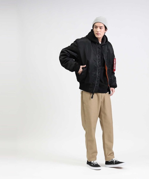 ALPHA_（アルファ）の「【ALPHA】MA-1 CORESPEC（MA-1・メンズ・ブラック/カーキブラウン・M/L/XL）」の21枚目の写真