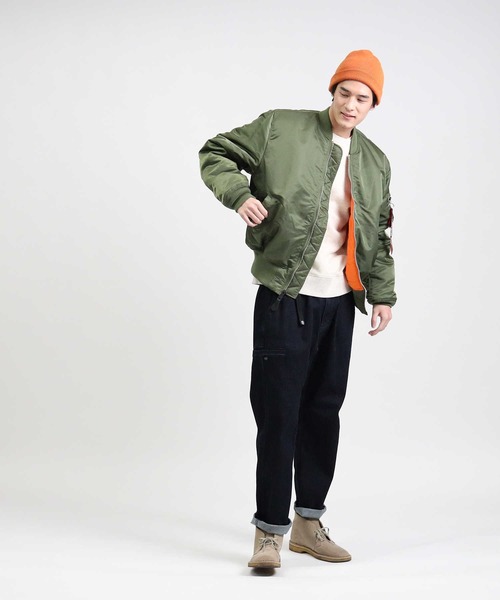 ALPHA_（アルファ）の「【ALPHA】MA-1 CORESPEC（MA-1・メンズ・ブラック/カーキブラウン・M/L/XL）」の18枚目の写真