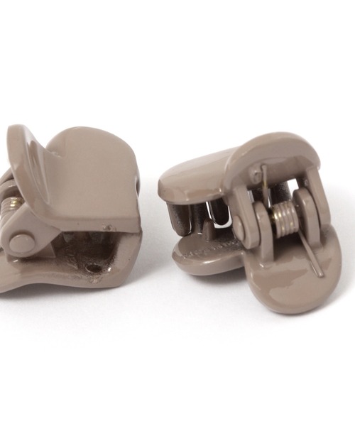 Me%（ミィパーセント）の「☆2点セット☆ミニハートチビクリップ（バレッタ/ヘアクリップ・レディース・ベージュ/アイボリー/ライトピンク/ブラウン・FREE）」の6枚目の写真